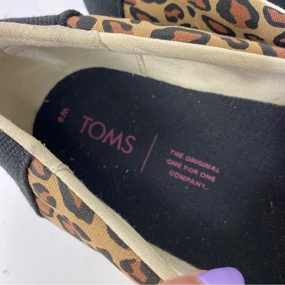 Toms animal print leopard slip on outsole sneakers - Picture 6 of 6